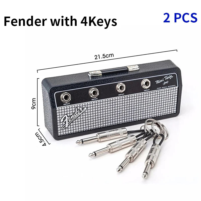 Fender Guitar Wall Mount - Music Key Storage Frame