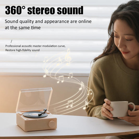 Vynariq - Retro Vinyl Bluetooth Speaker